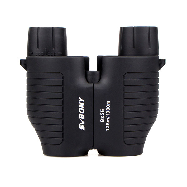 SV10 8x25 Porro Binocular Fixed-focus Black Hiking Camping Bird Watching