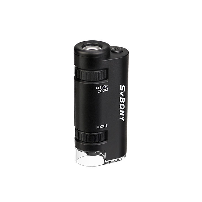 Svbony SV603 Portable Handheld Microscope 60x 120x Zoom LED Kids Mini