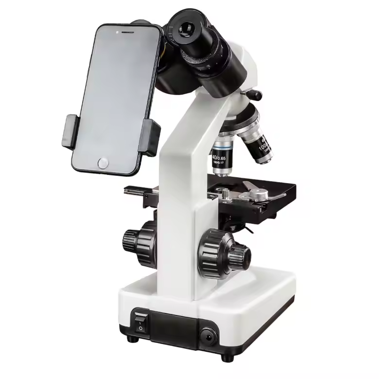 Svbony SM201 Binocular Microscope 40-2500x with Phone Adapter Lab