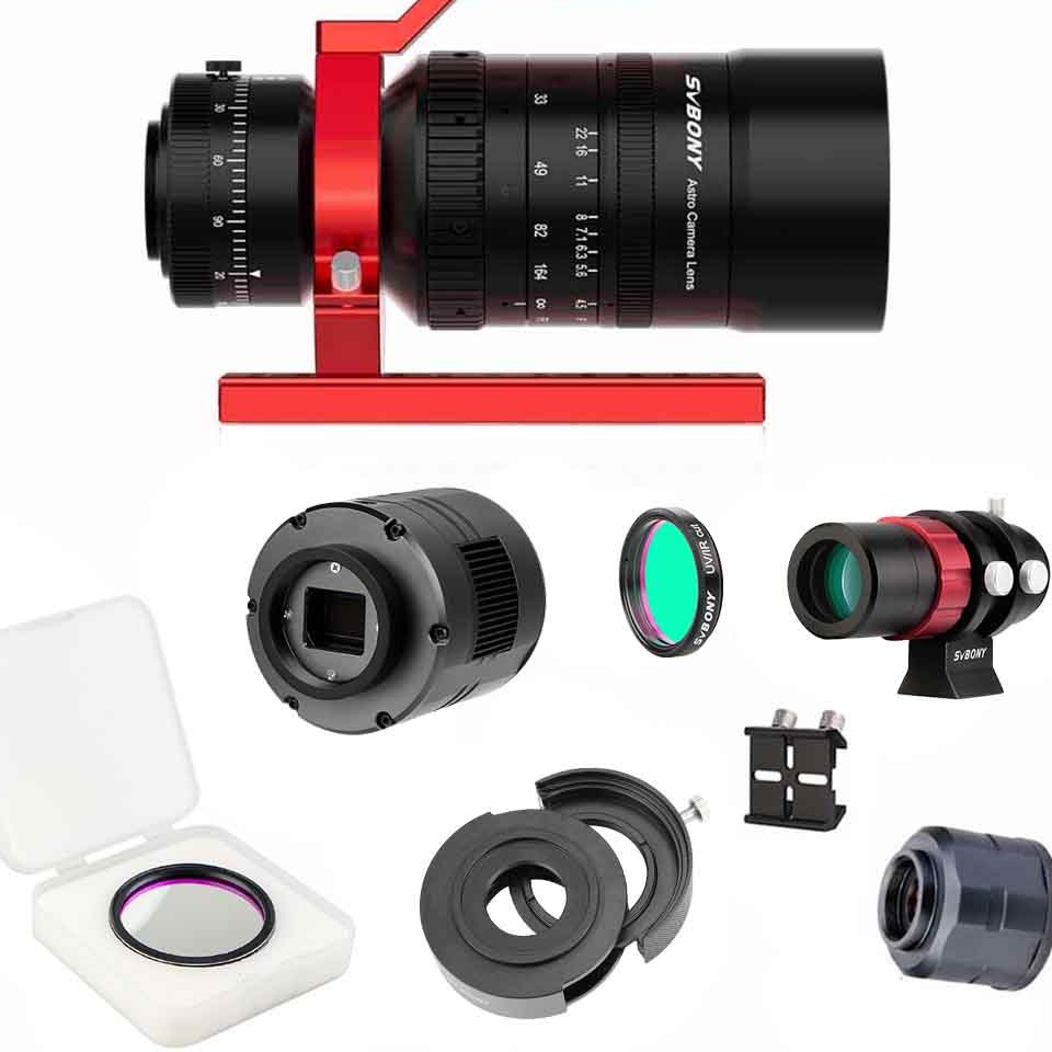 SV555 Astrophotography Telescope APO 54mm f/4.5 Astrograph Camera Lens - CMOS Camera
