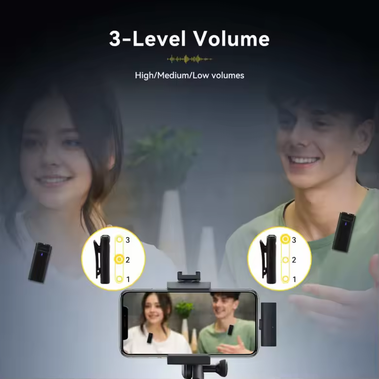 Svbony SVMic D1 Wireless Lavalier Microphone Noise Reduction Vlog Mic
