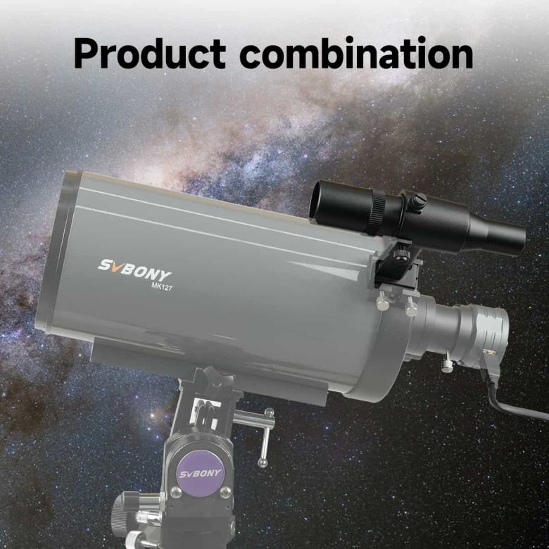 Svbony SV182 6x30 Finder Scope Straight Correct Image with Bracket