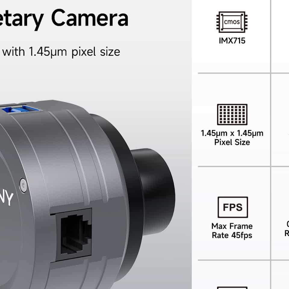 SC715C OSC Planetary Camera Color CMOS IMX715 USB3.0 for Capturing Deep-sky Objects