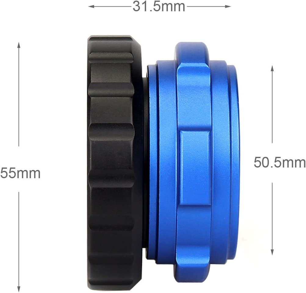 2 To 1.25 Inch Telescope Eyepiece Adapter Ring – All Metal, Universal Fit
