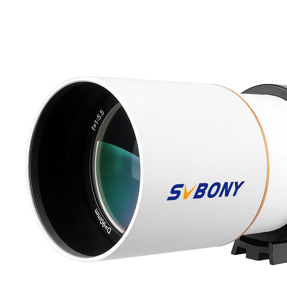 SV48P Achromatic Telescope 90mm f/5.5 Refractor OTA for Deep Sky Astrophotography and Visual Astronomy