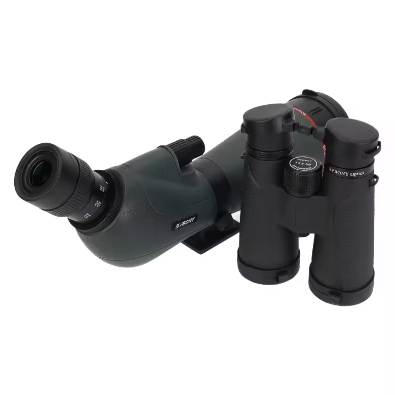 Svbony SV406P 80ED Spotting Scope with SV202 ED Binocular Birding Kit