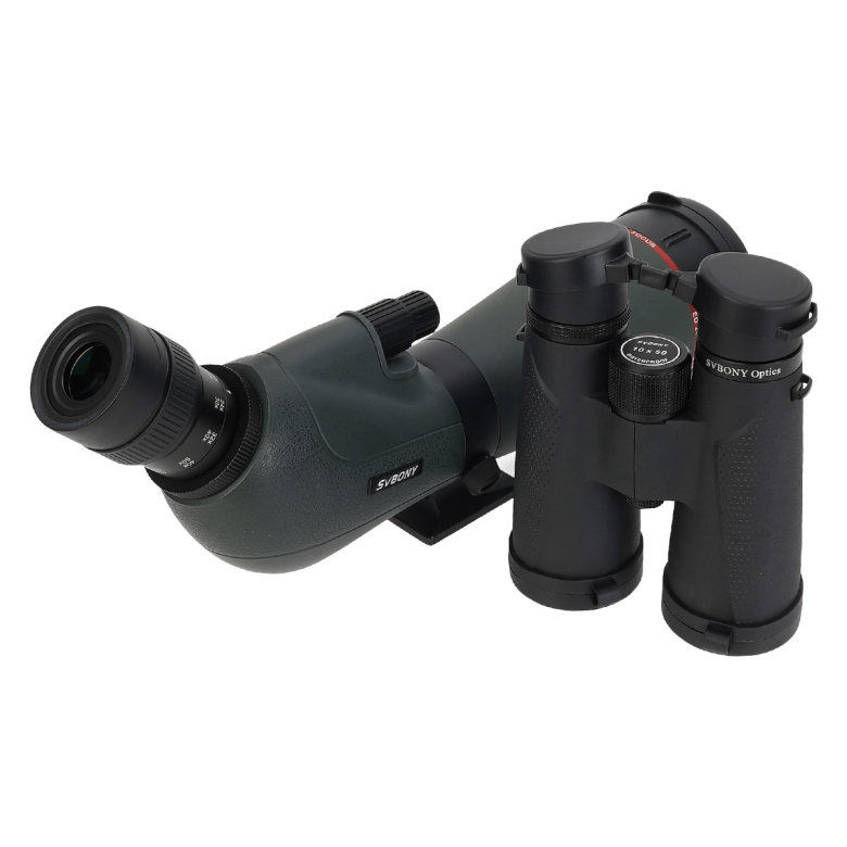Svbony SV406P 80ED Spotting Scope with SV202 ED Binocular Birding Kit