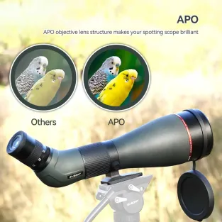 SA401 25-75X100 APO Spotting Scope Birding Camera Telephoto for WMBD Festival