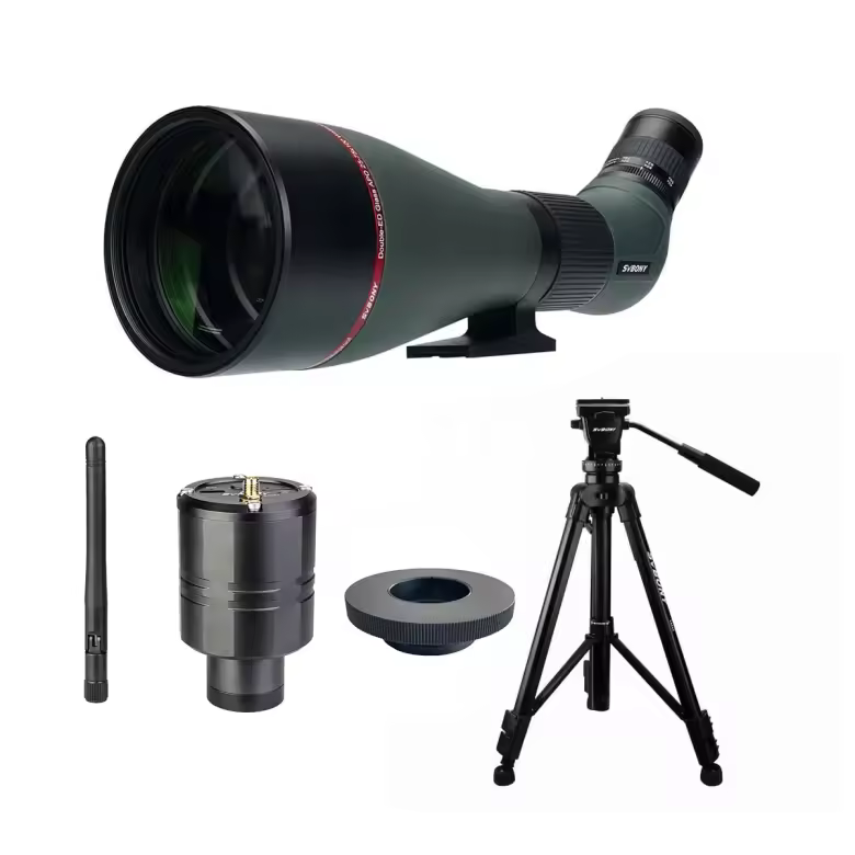 SVBONY SA401 APO Spotting Scope Kit with WiFi Camera & Tripod