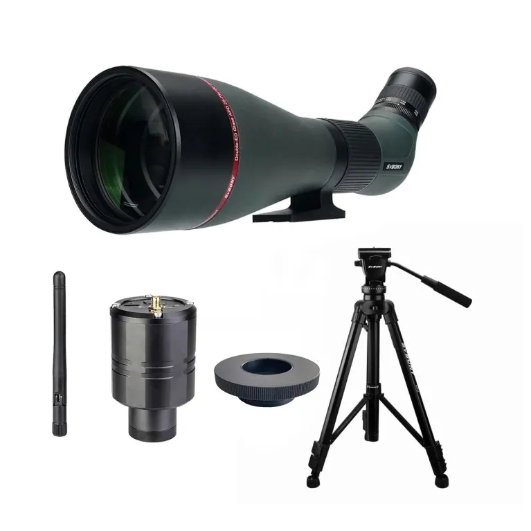 SVBONY SA401 APO Spotting Scope Kit with WiFi Camera & Tripod