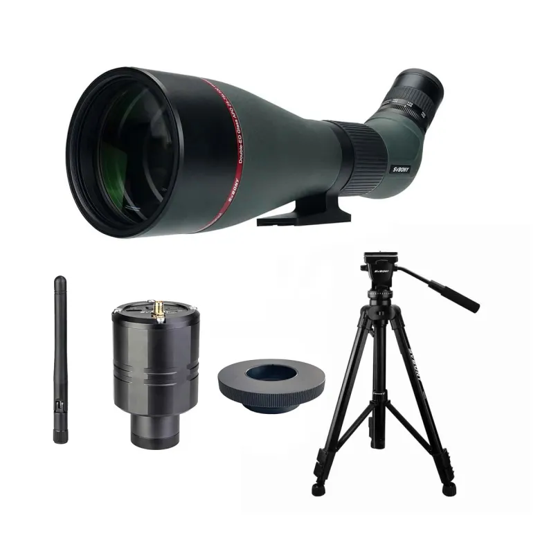 SVBONY SA401 APO Spotting Scope Kit with WiFi Camera & Tripod