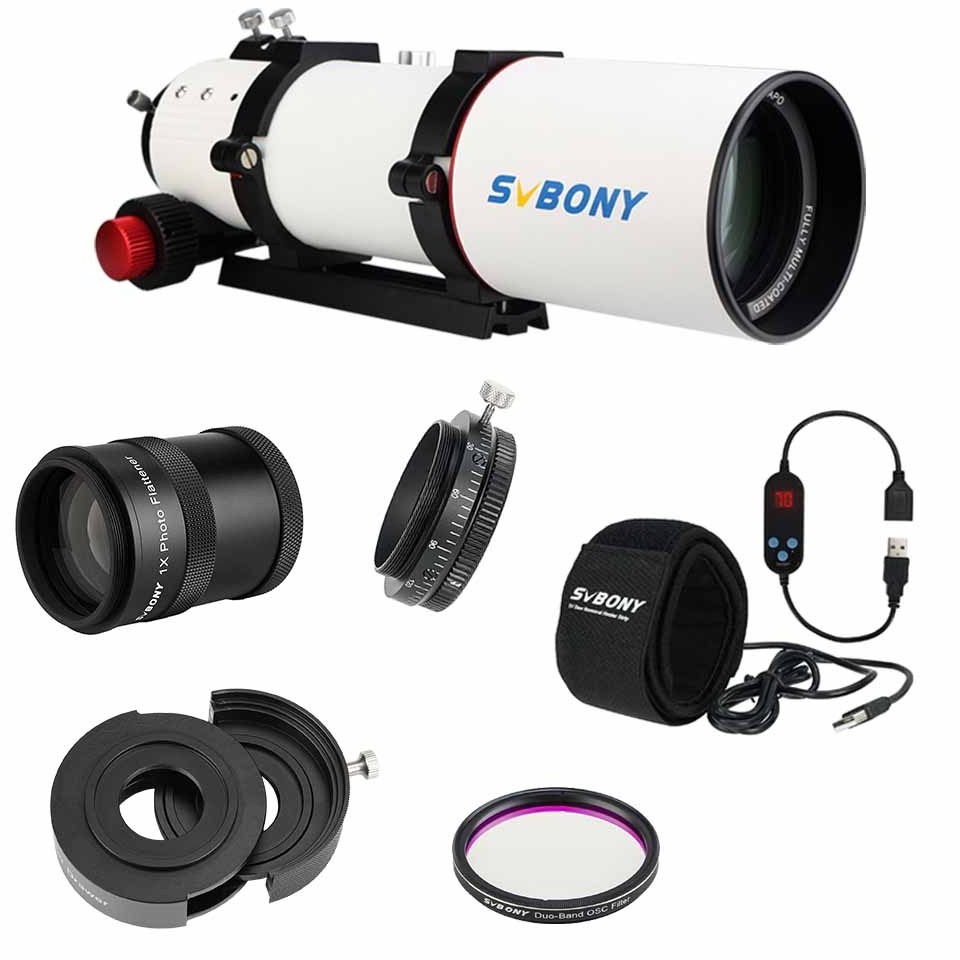 SV550 80 APO Triplet Apochromatic Telescope Set for Deep Space Vision & Photography