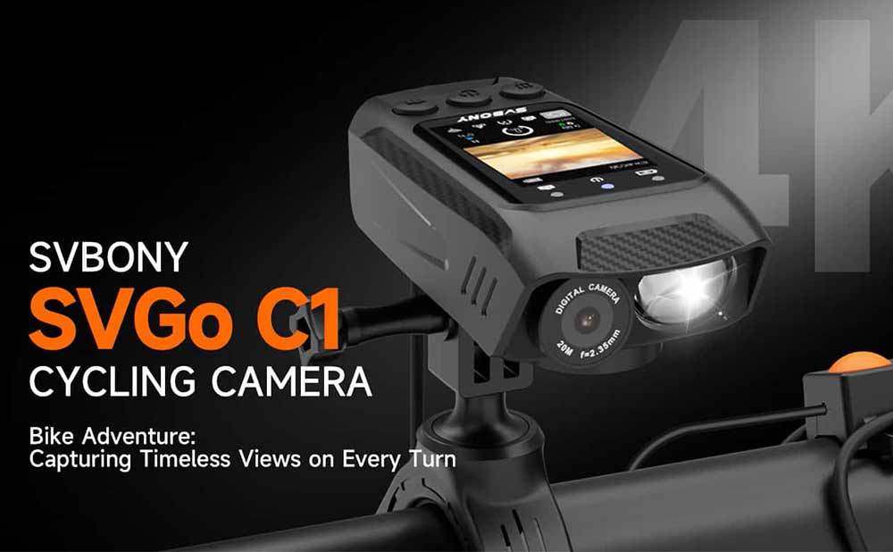 Your New Outdoor Adventure Companion: SVbony SVGo C1 4K Cycling Camera Now Available!