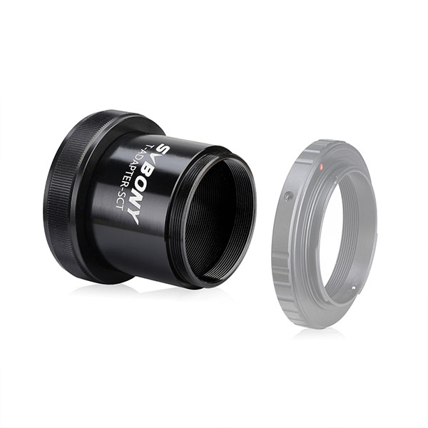 SVBONY SV167 camera adapter for SCT prime focus photography