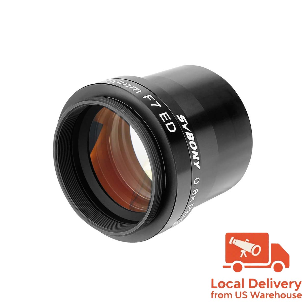 SVBONY SV193 2 Inch 0.8X Focal Reducer / Filed Flattener Telescope Accessory for SV503 80mm F7 ED Telescope
