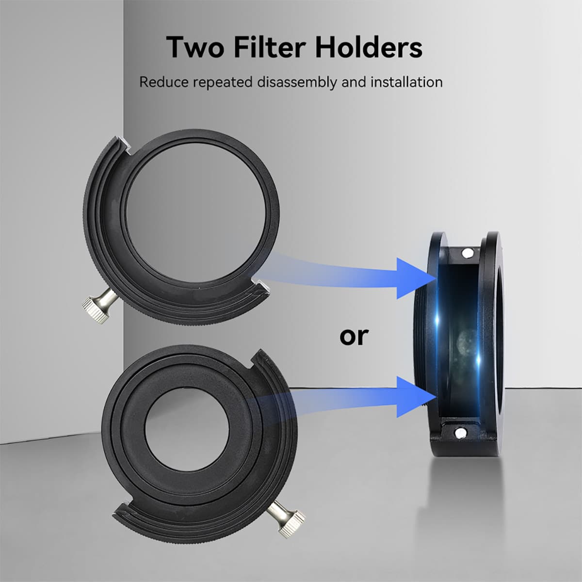 SV226 Telescope Filter Drawer - 1.25" & 2" Astronomy Filter Combination for Astrophotography
