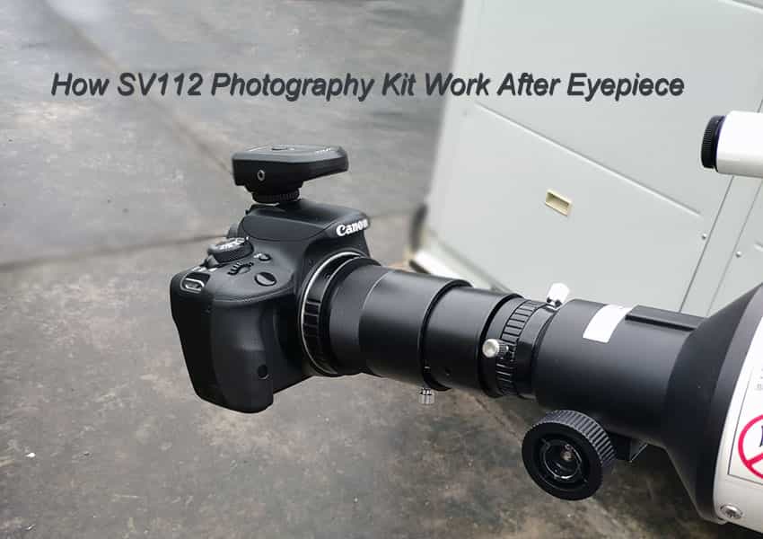 How to Use SV112 to Work Well with Eyepiece?