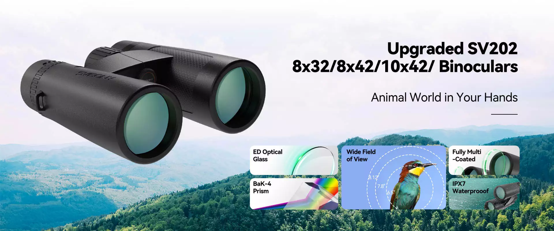 SV202 Upgraded ED Binoculars