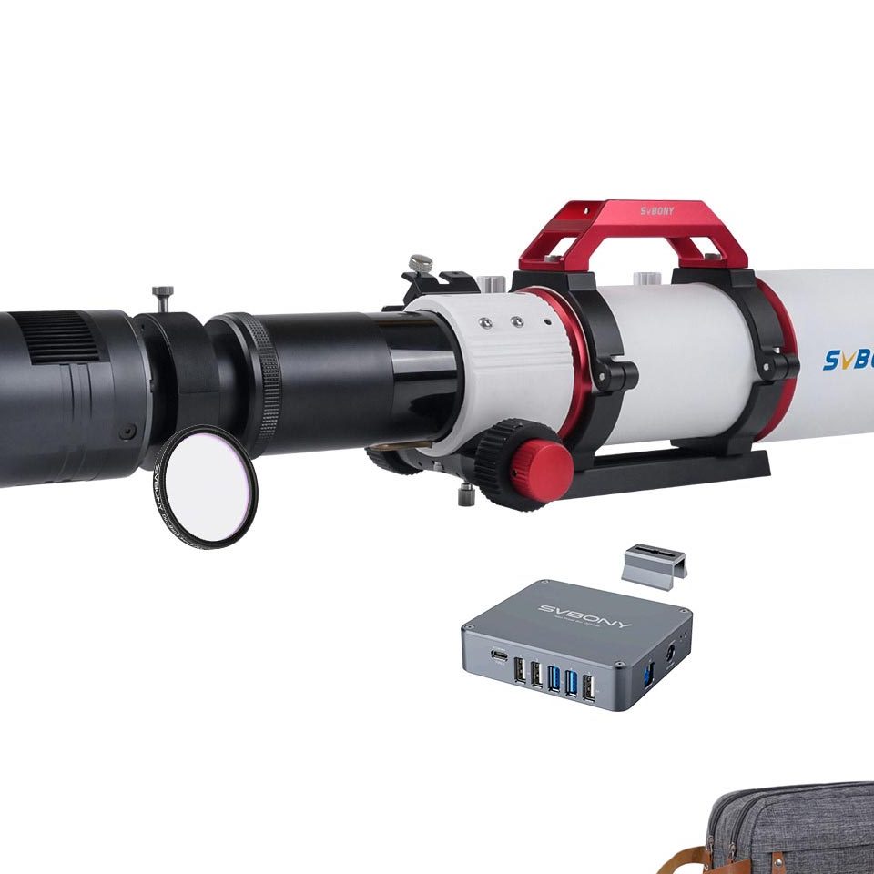 SV550 Deep-Sky Astrophotography Complete Kit - APO Telescope,OSC Cooled Camera,Filter/Rotator/Power Box & Essential Accessories