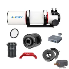 SV550 Deep-Sky Astrophotography Complete Kit - APO Telescope,OSC Cooled Camera,Filter/Rotator/Power Box & Essential Accessories