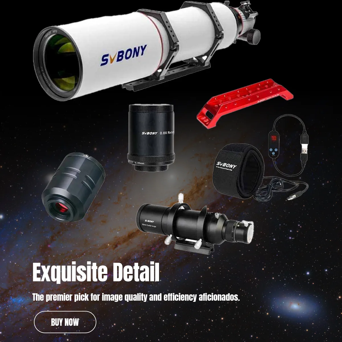SV550 80/122 APO Telescope Refractor Set for Deep Space Photography