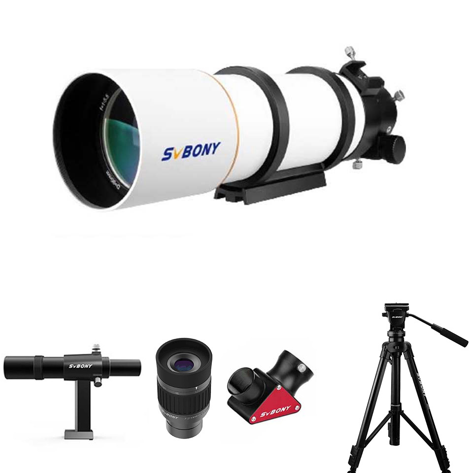 Beginner Telescope Visual Observation Set SVBONY SV48P 90mm