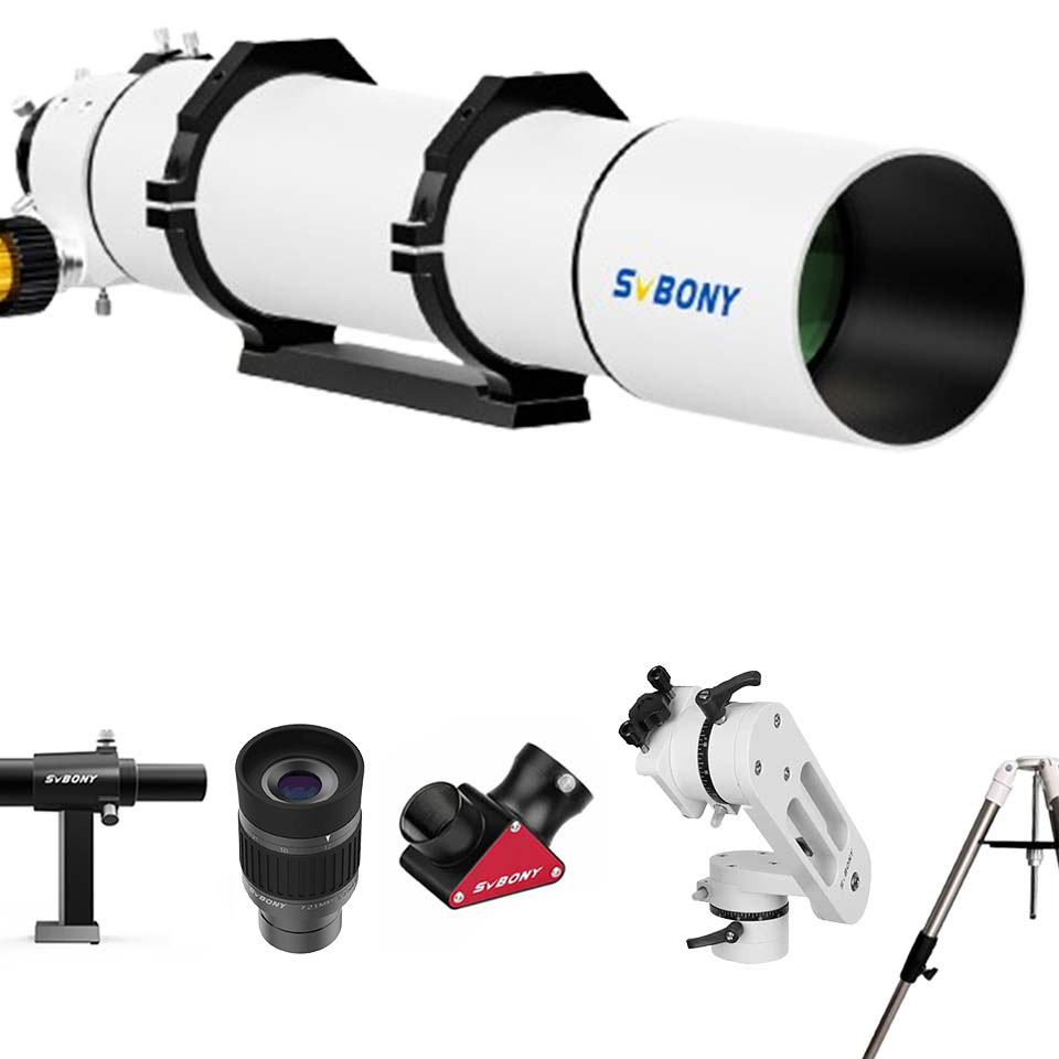 SV48P Achromatic Refractor Telescope Set for Visual Observation
