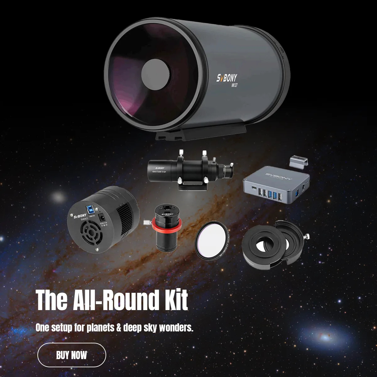 The MK127 Deep-Sky Photography Kit Idea for Planetary Nebulae & Globular Clusters