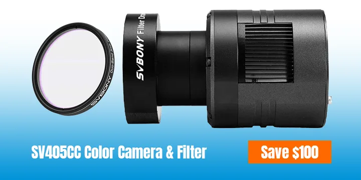 SV405CC Cooled Color Camera - SV226 M42 Filter Drawer & SV220 3nm Dual-Band Filter 2inch