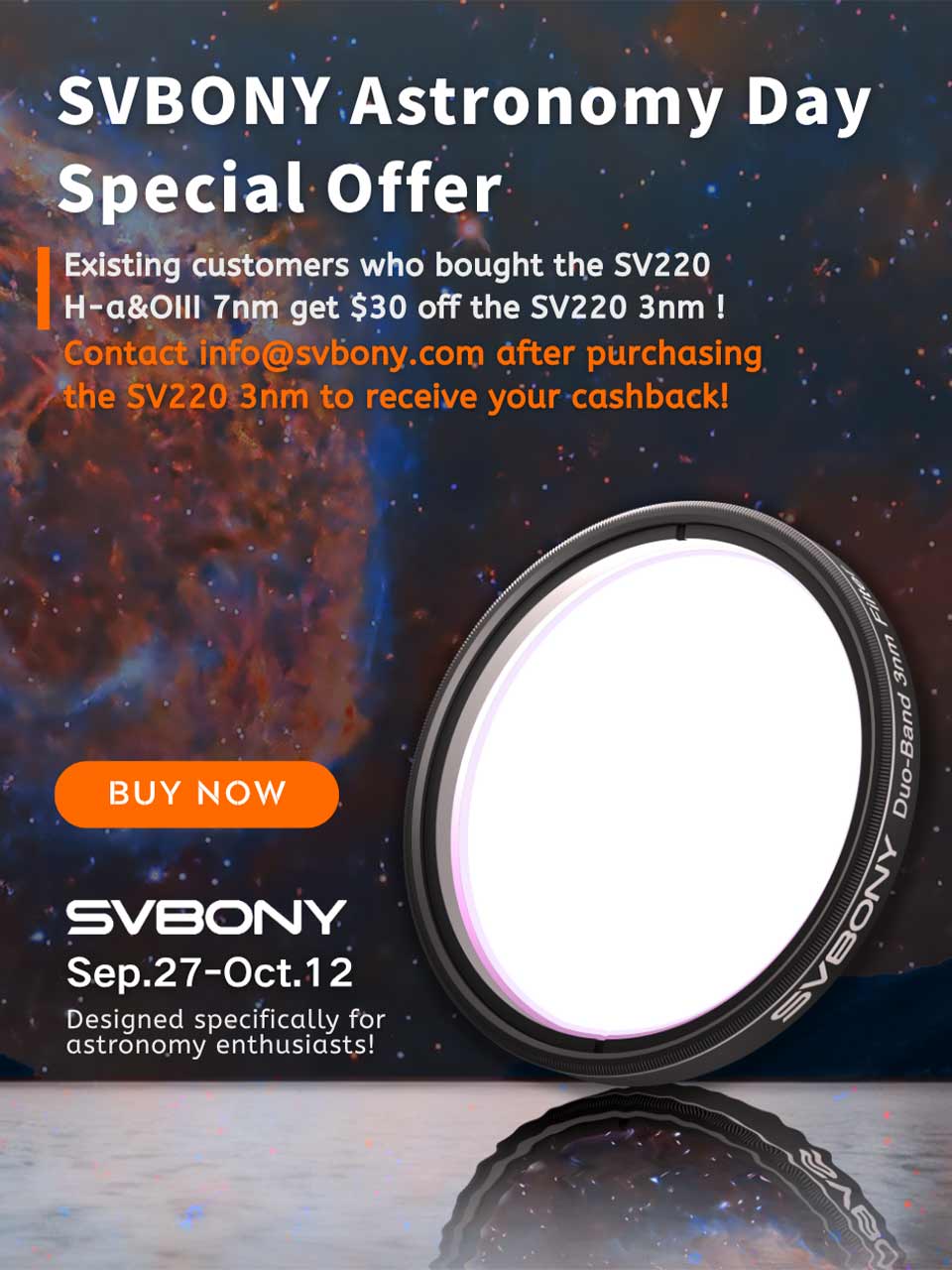 SVBONY Astronomy Day Special Offer!