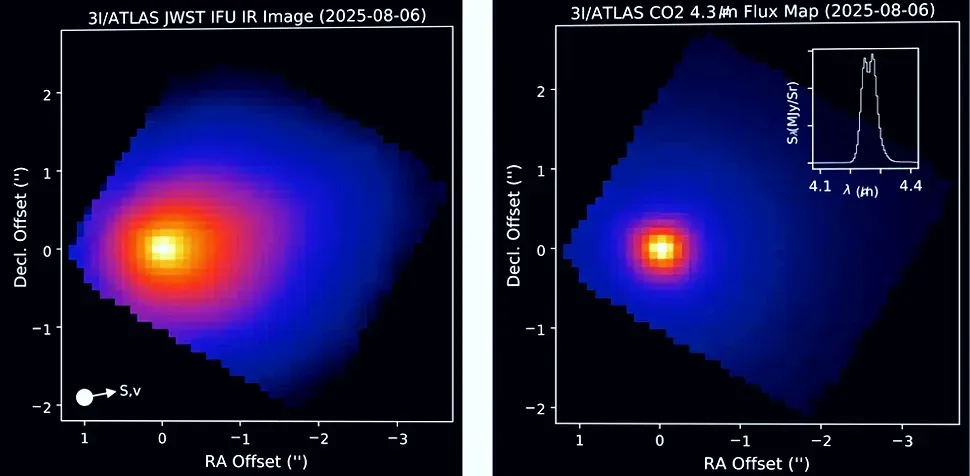 3i/atlas interstellar object IR Images