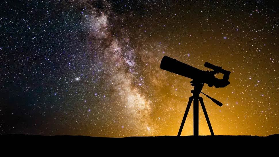 Visual observation using a telescope