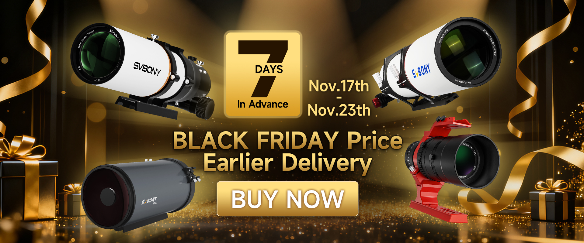 Black Friday Price Earlier Delivery. Nov.17th-Nov.23th