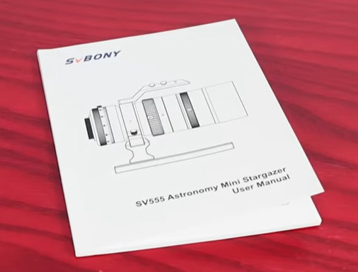 SV555 manual