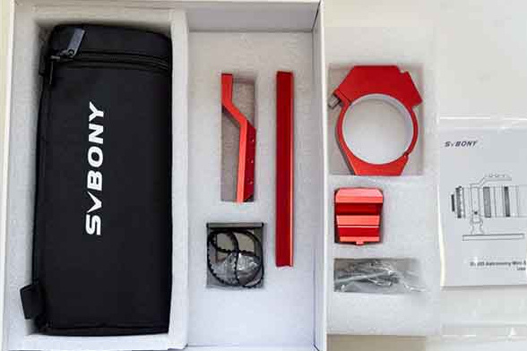 What's inside the SV555 package