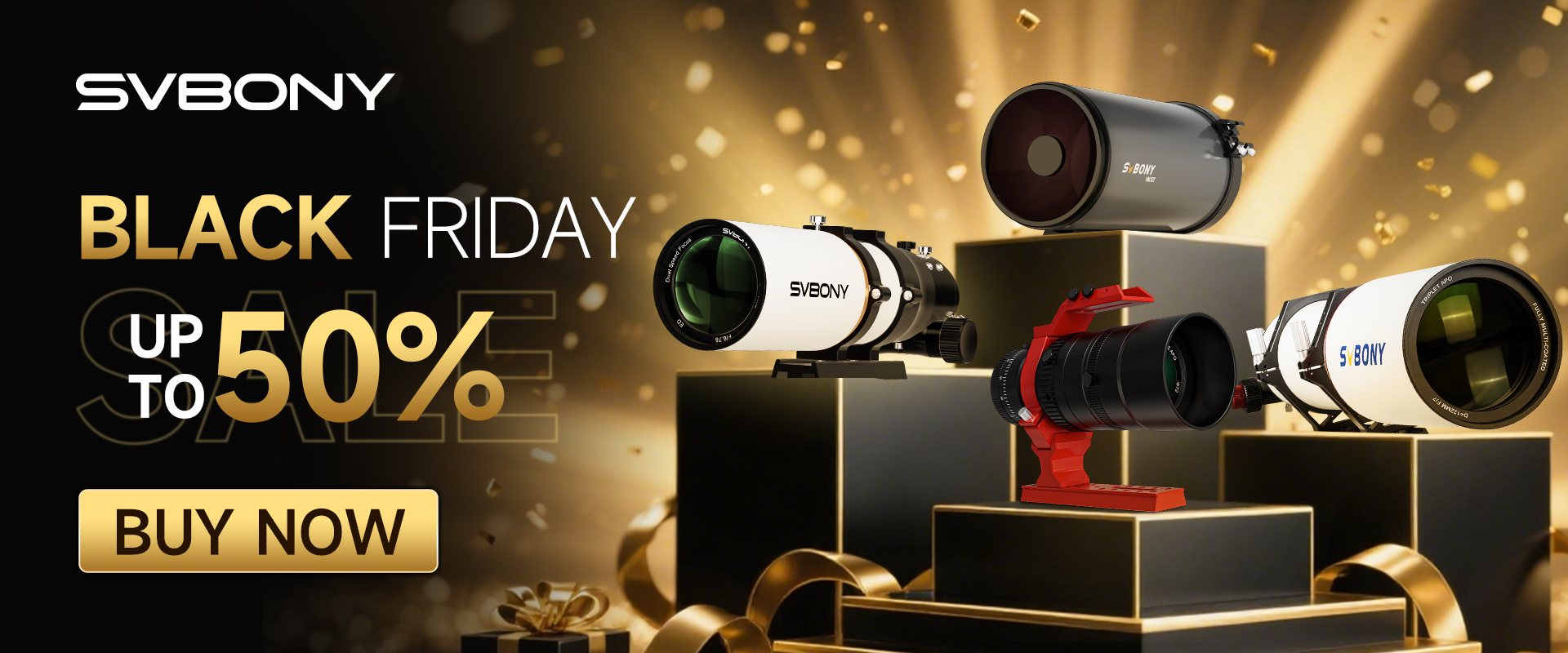 SVBONY Black Friday Top Sellers: Telescopes & Astro Cameras Up to 50% Off