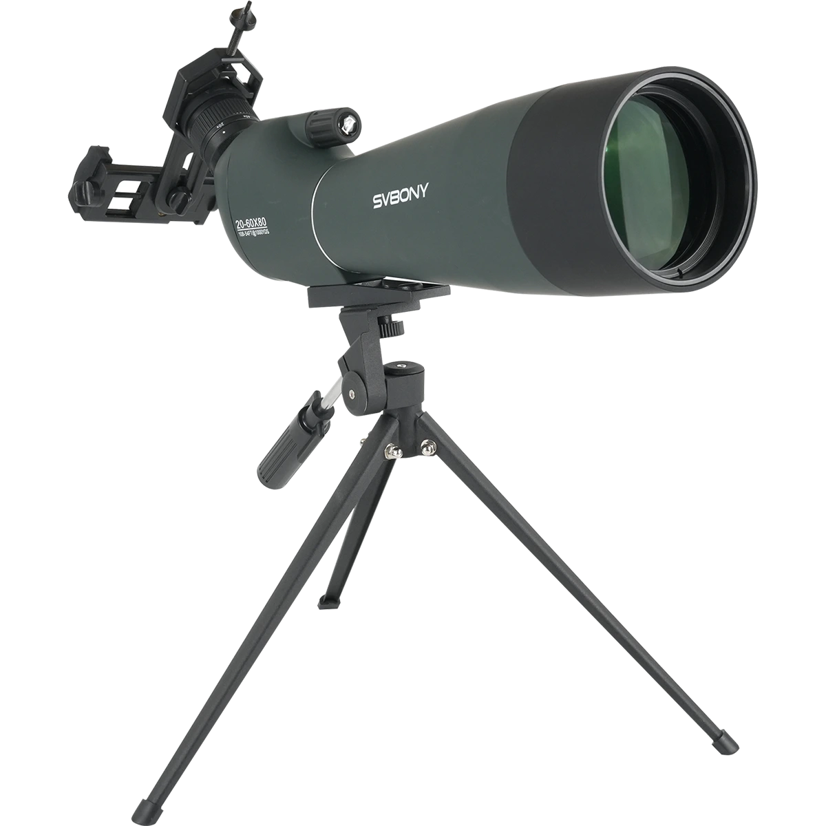 SV28A New Version 20-60X80 Spotting Scope For Archery Shooting, Target Observing and Birding Scenarios 