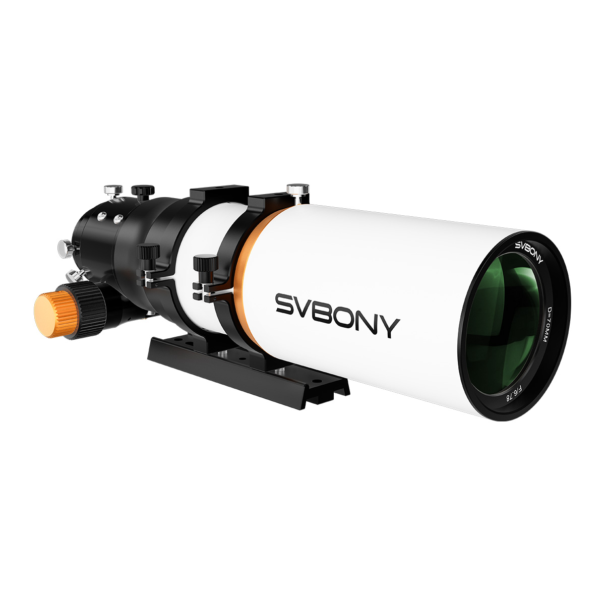built-in flat-field ED refractor