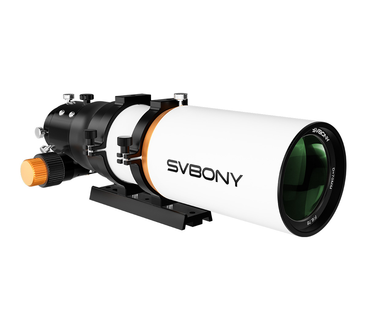 built-in flat-field ED refractor