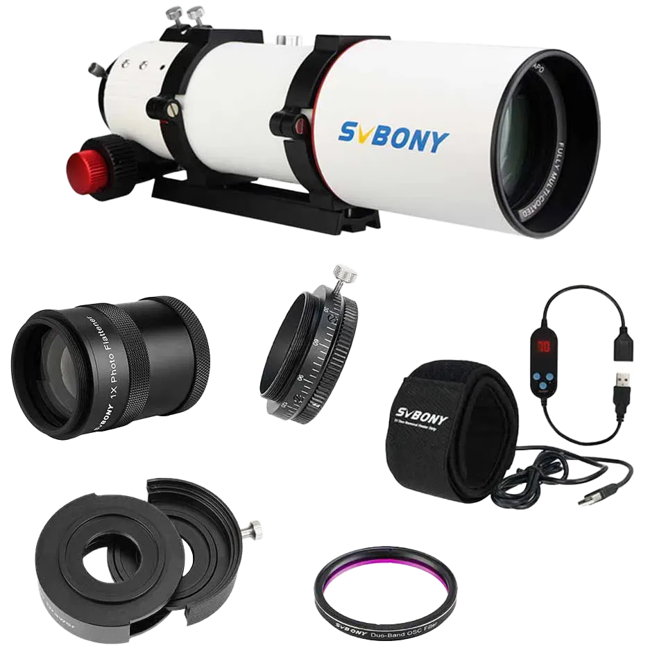 SV550 80 APO Triplet Apochromatic Telescope Set for Deep Space Vision & Photography