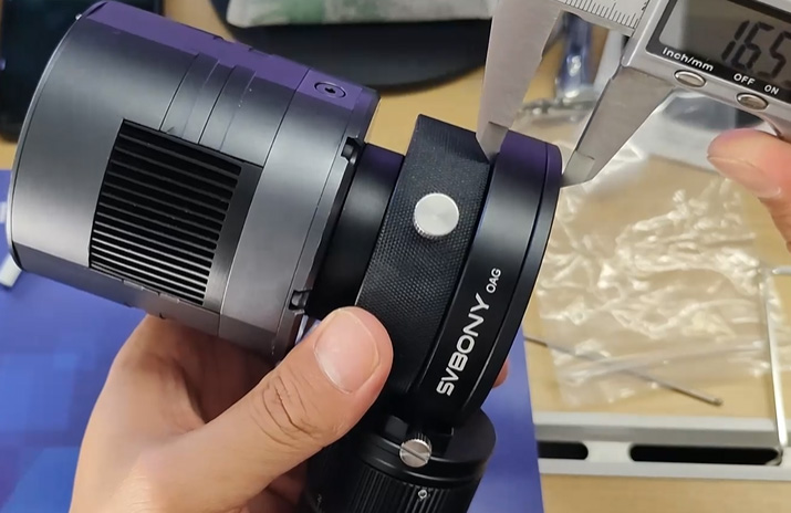 The overall thickness of the SV238 is 16.5 mm.