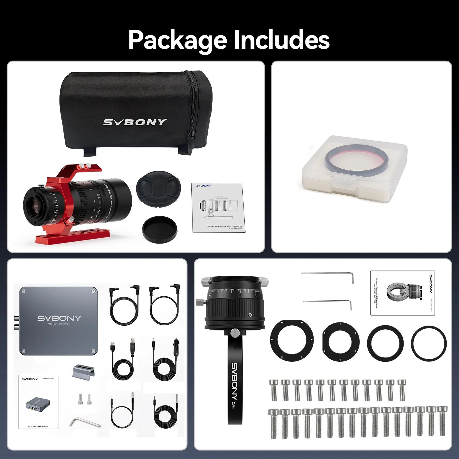SV555 Deep Sky Photography - Power Controller Precision Imaging Kit