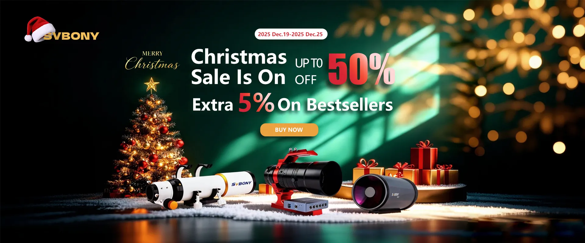 Christmas Sale: Up To 50% OFF + 5% Extra On Bestsellers