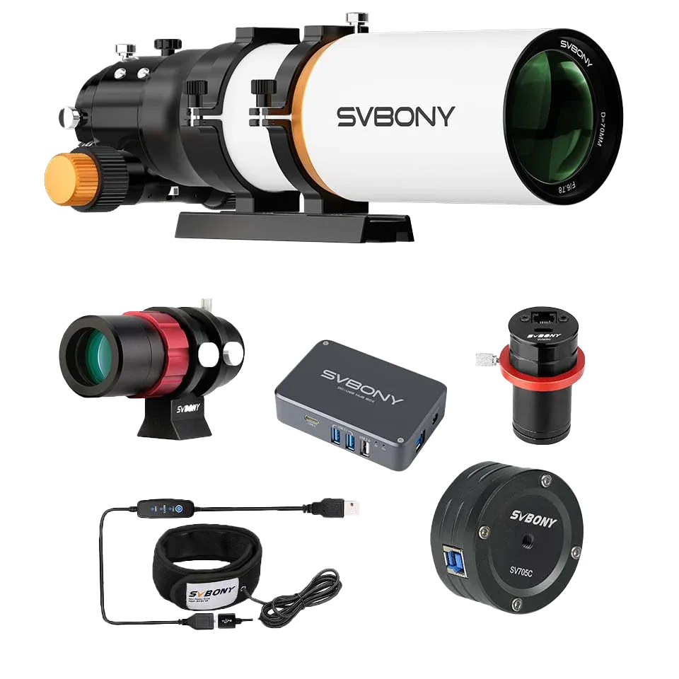 SV503 70 f/6.78 ED Telescope Bundle Set  for Planetary Photography