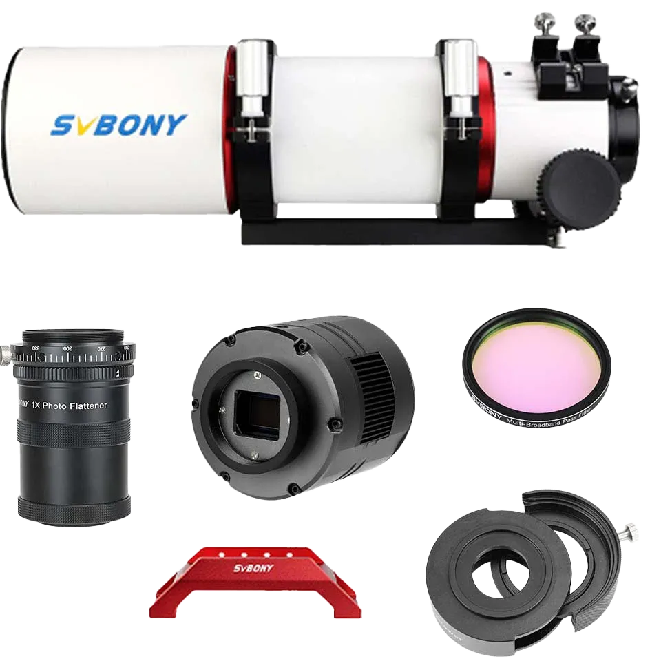SV550 80APO Refractor Telescope Bundle - Deep Sky Astrophotography Setups for Beginner