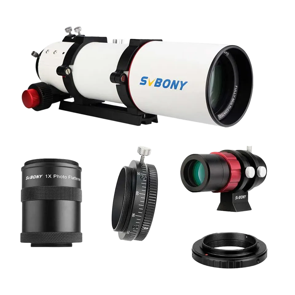 SV550 80 APO for Prime Focus Photography - Connected to M48 Camera Ring