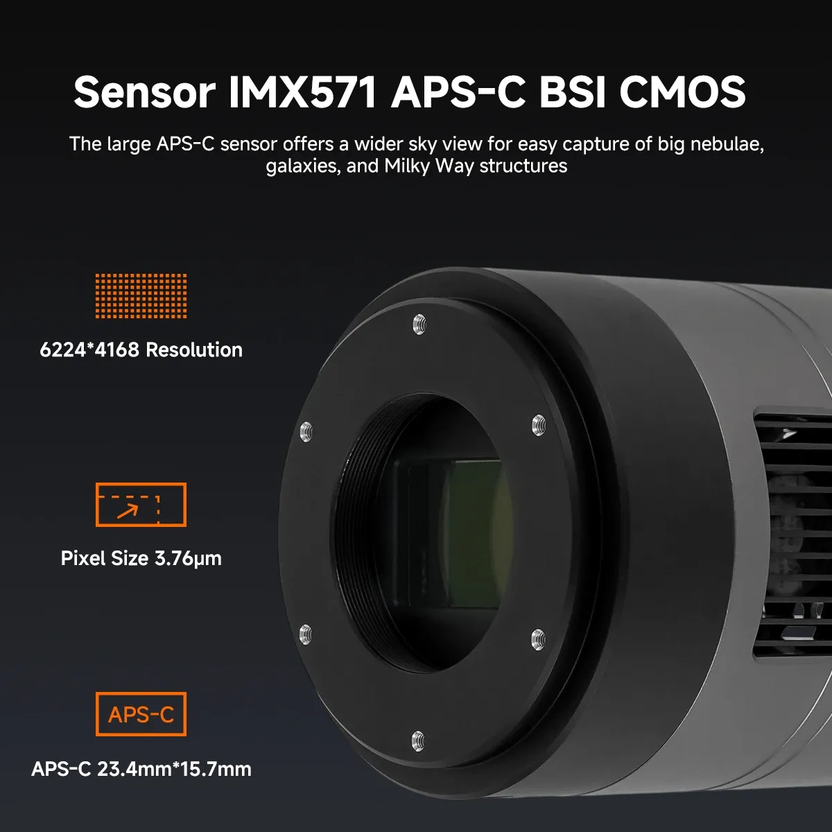 APS-C Color Cooled Astronomy Camera | SVBONY SC571CC