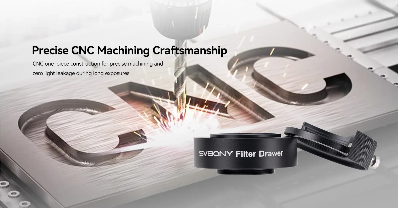 SV226P Filter Drawer - Precise CNC Machined Aluminum Alloy Construction
