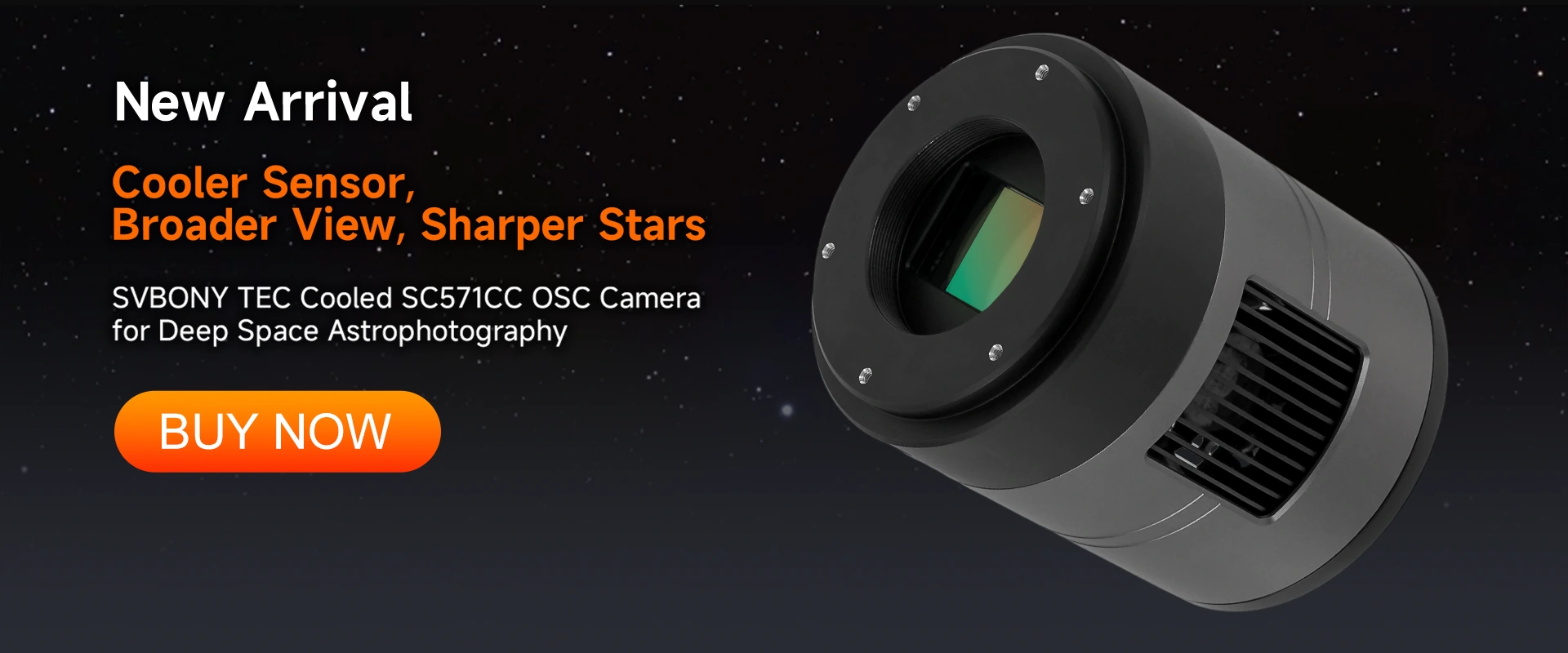 Cooled SC571CC OSC Camera for Deep Space Astrophotography.