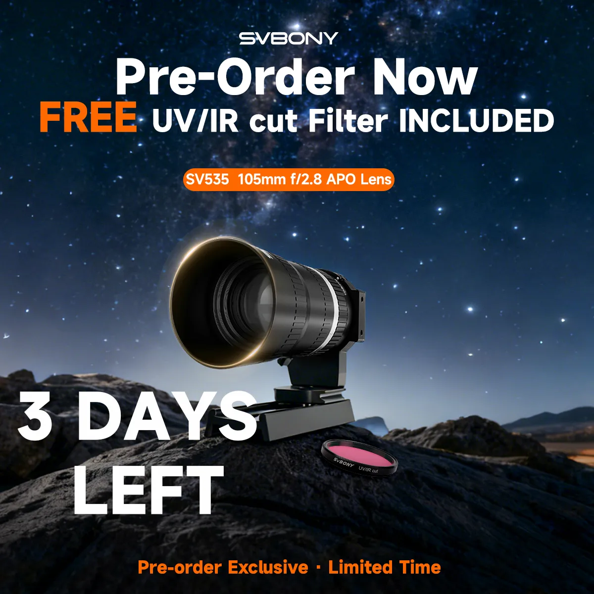 APO Astro Camera Lense | SVBONY SV535